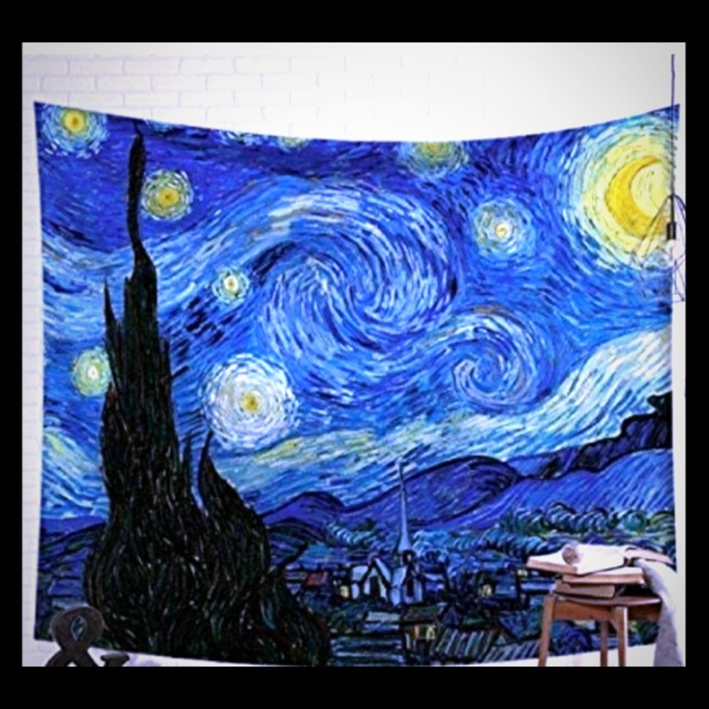 Van Gogh's The Starry Night inspired tapestry